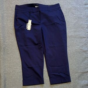 Lane Bryant Navy Cropped Pants
